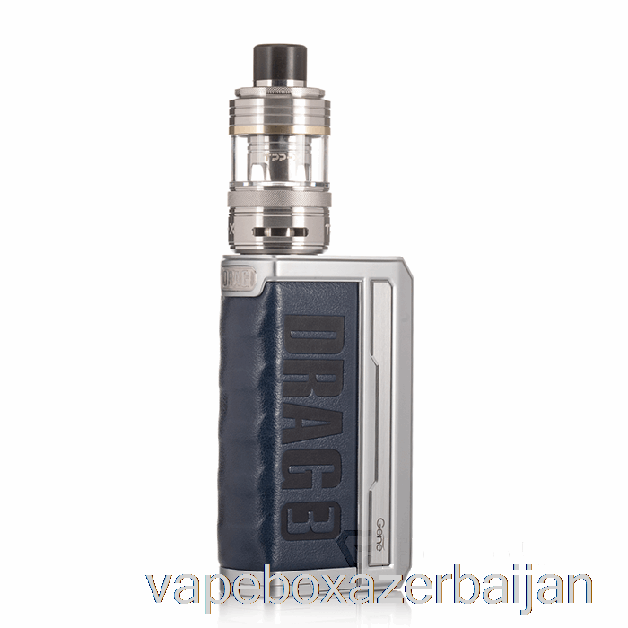 Vape Smoke VOOPOO DRAG 3 177W Starter Kit [TPP-X] Silver Dream Blue